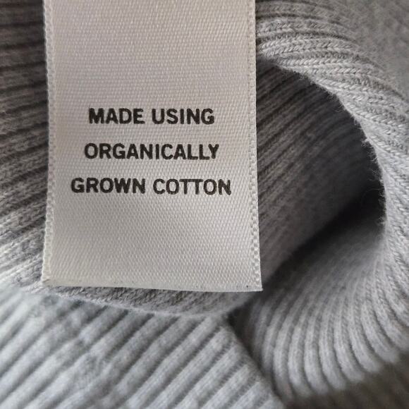 Agolde Bianca Tank Heather Grey Ribbed Size Large - Picture 7 of 7